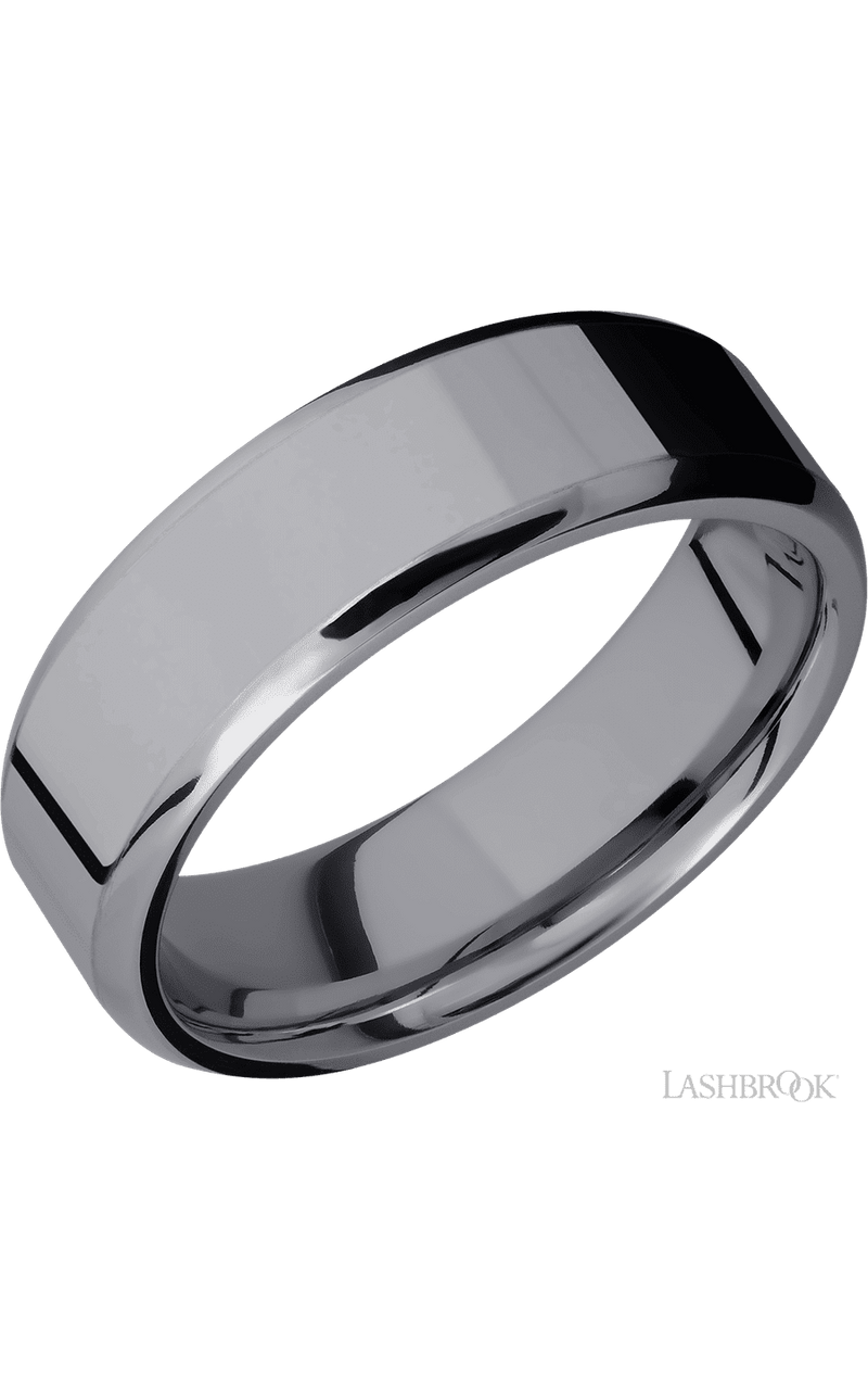 7 mm wide Beveled Tantalum band. - NAGI