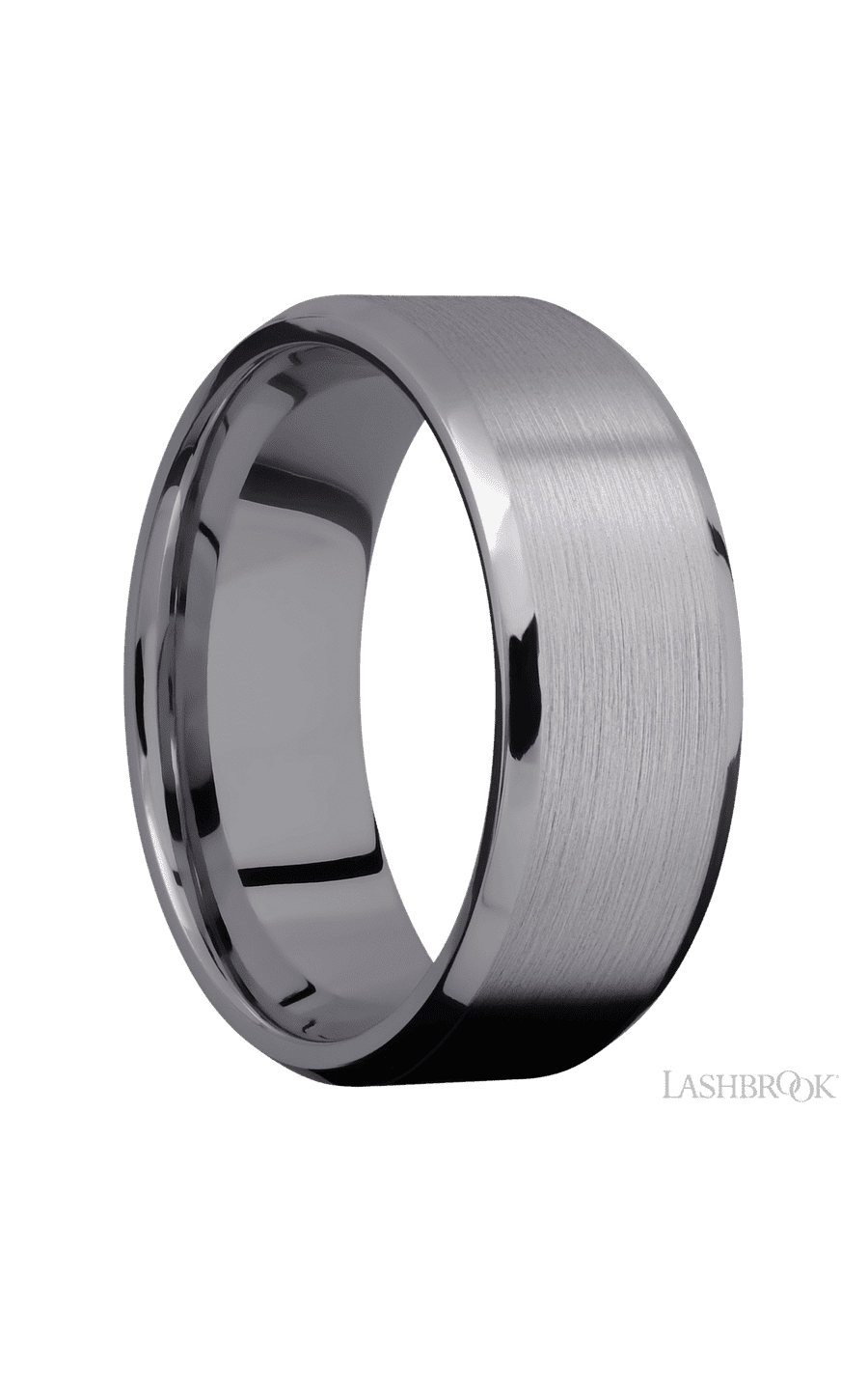 8 mm wide Beveled Tantalum band. - NAGI