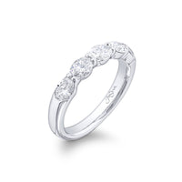 JB Star 5-Stone Oval Diamond Band - NAGI