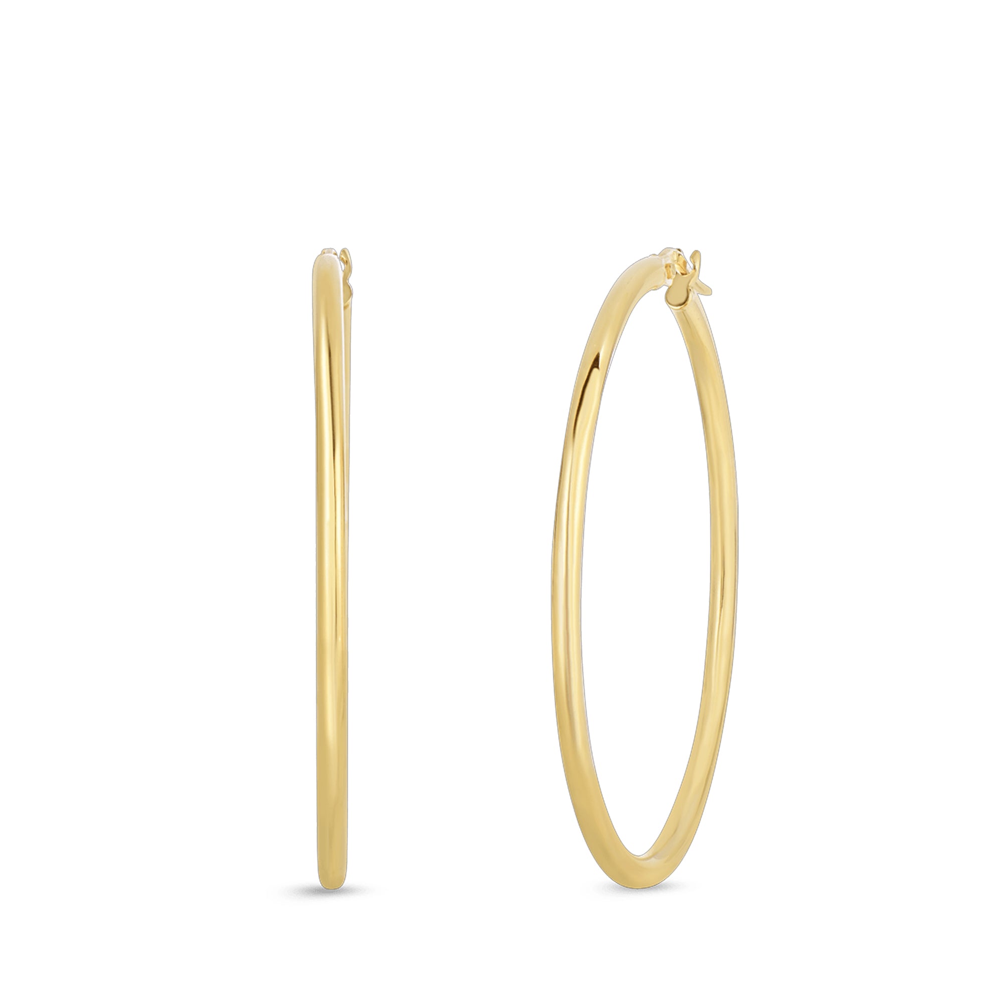 Roberto Coin 18K Yellow Gold 45MM Hoop Earrings