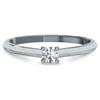 Swarovski Essentials Solitaire Round Diamond Ring Sterling Silver