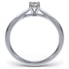Swarovski Essentials Solitaire Round Diamond Ring Sterling Silver