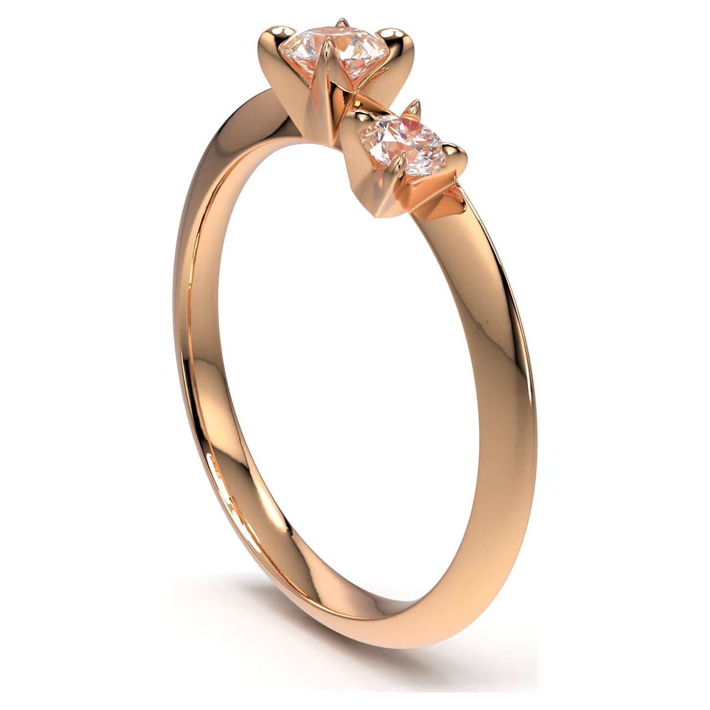 SWAROVSKI VITTORE XL ROSE GOLD PLATED ETERNITY RING - BRANDS from Adams  Jewellers Limited UK