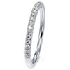 Swarovski Eternity Diamond Band Ring 14K White Gold .16 carats