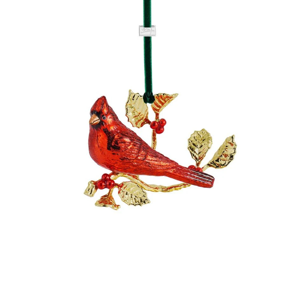 Michael Aram Cardinal Glass Ornament