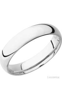 5mm Wide Domed Cobalt Chrome Band img1