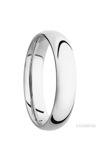 5mm Wide Domed Cobalt Chrome Band img2