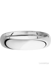 5mm Wide Domed Cobalt Chrome Band img3