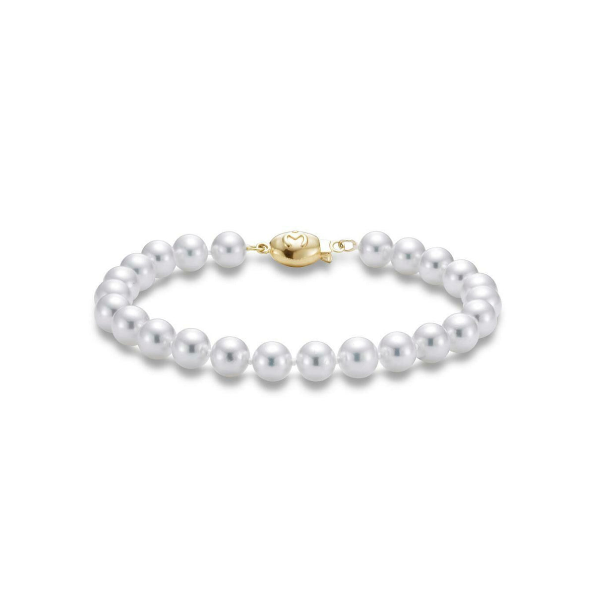 Mastaloni 14K Yellow Gold Pearl Strand Bracelet - NAGI