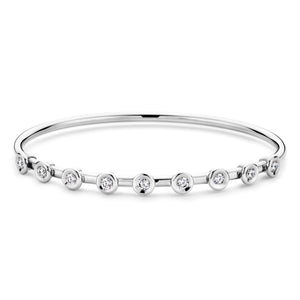 Hulchi Belluni Bouli Bezel Diamond Bracelet 18K White Gold – 61342