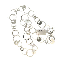 Sterling Silver Circle Link Necklace