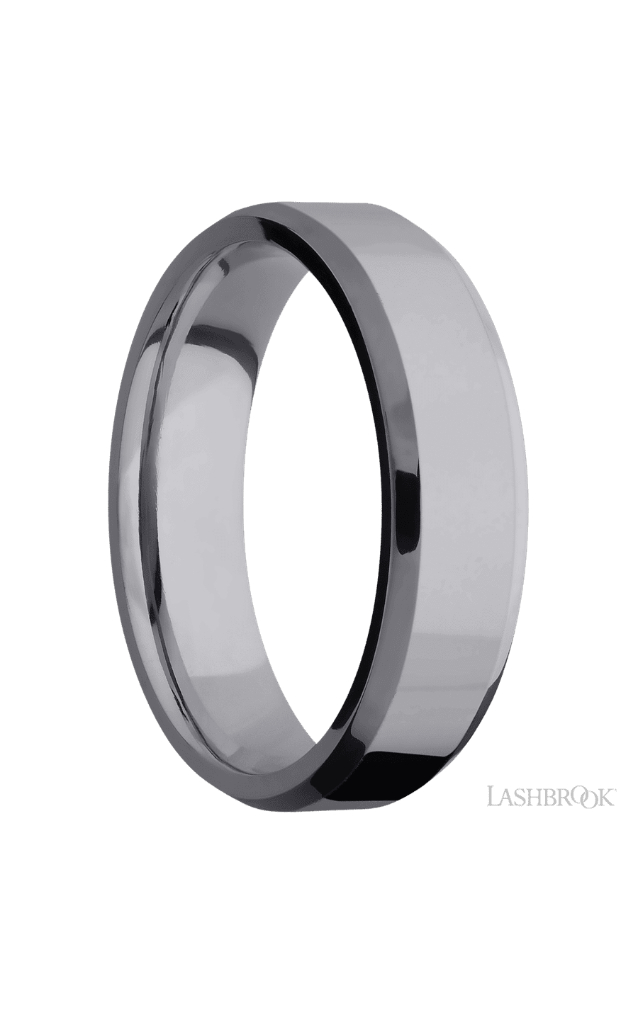 6 mm wide Beveled Tantalum band img2