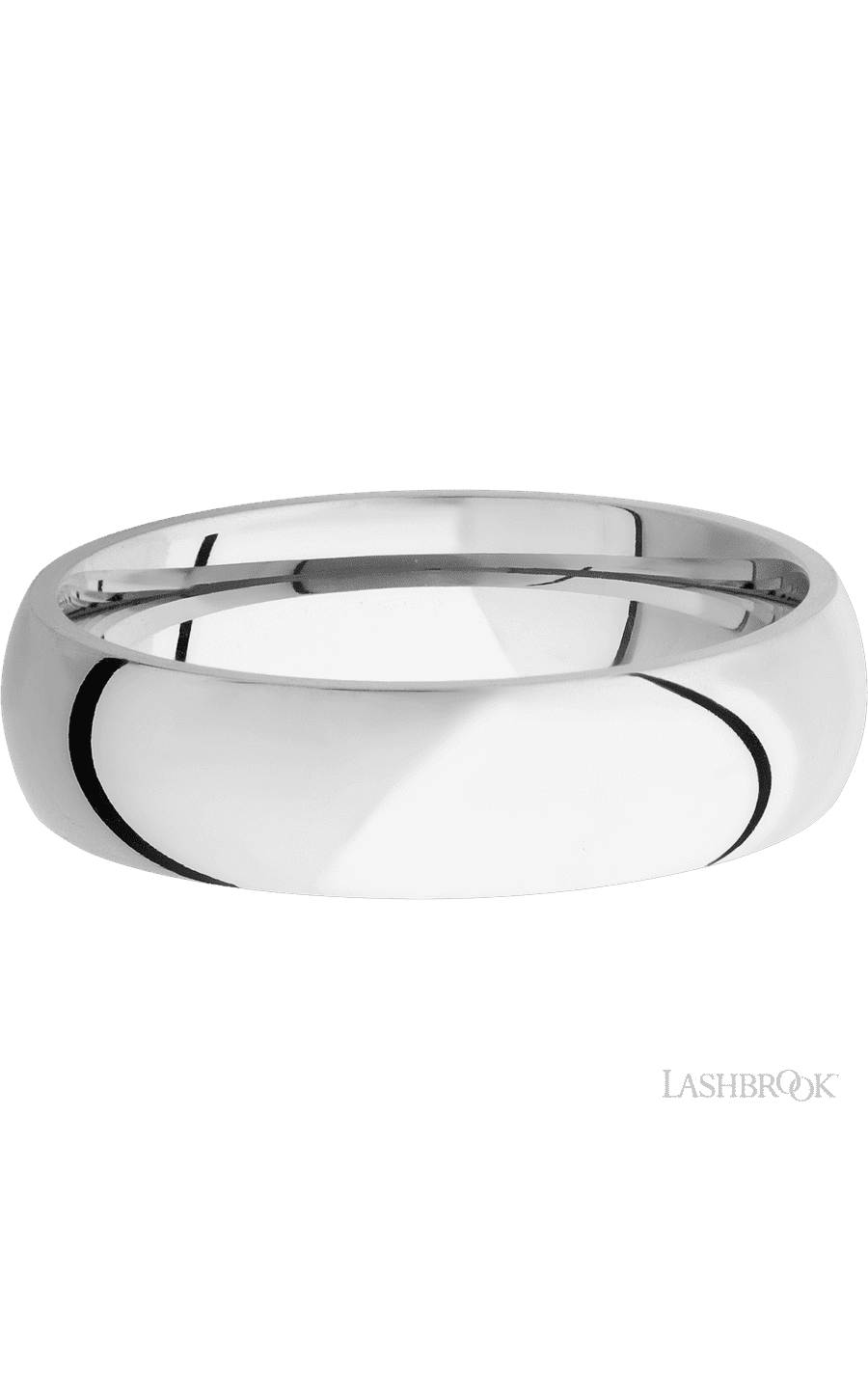 6 mm wide Domed Cobalt Chrome band img3