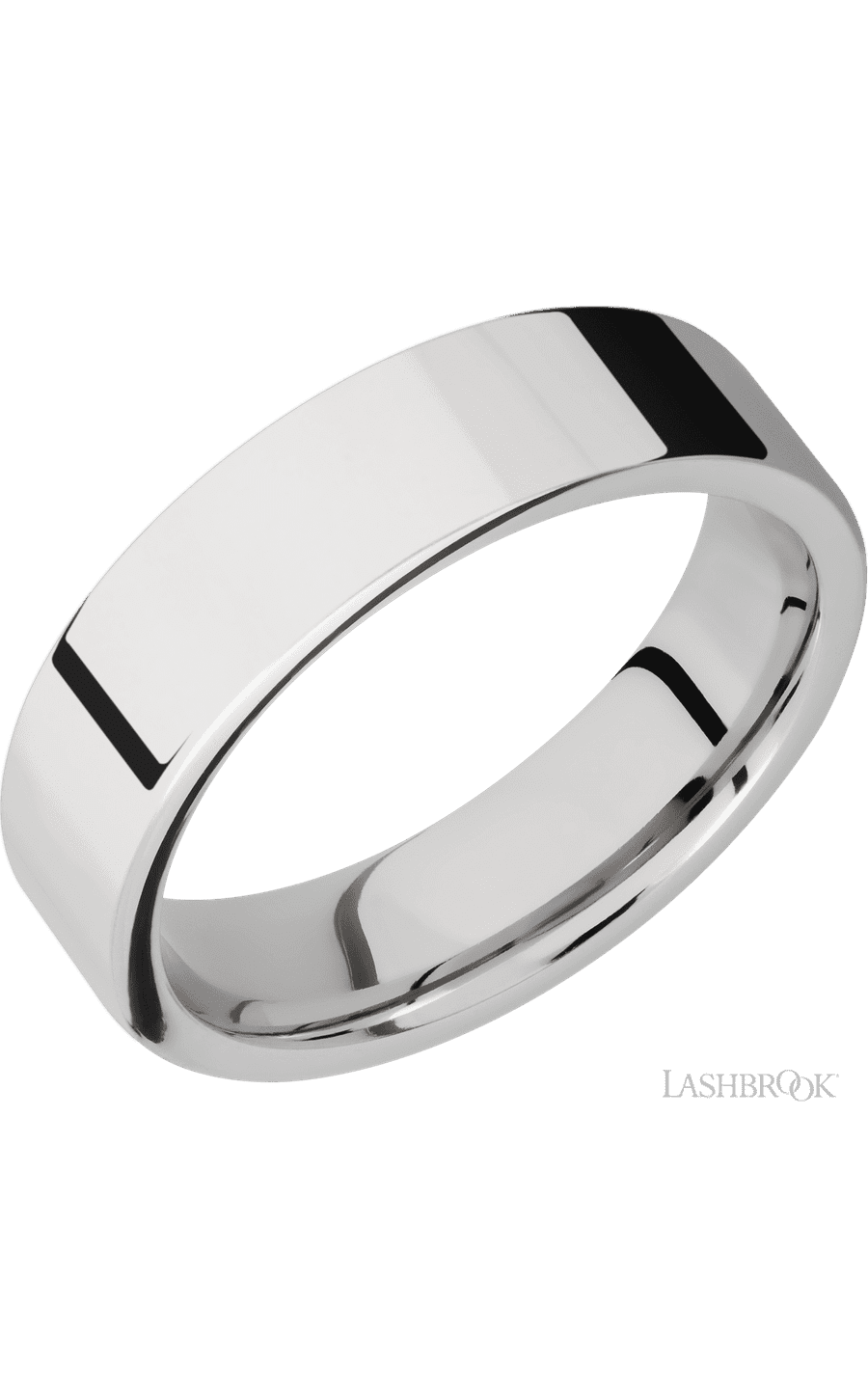 6 mm wide Flat Cobalt Chrome band img1