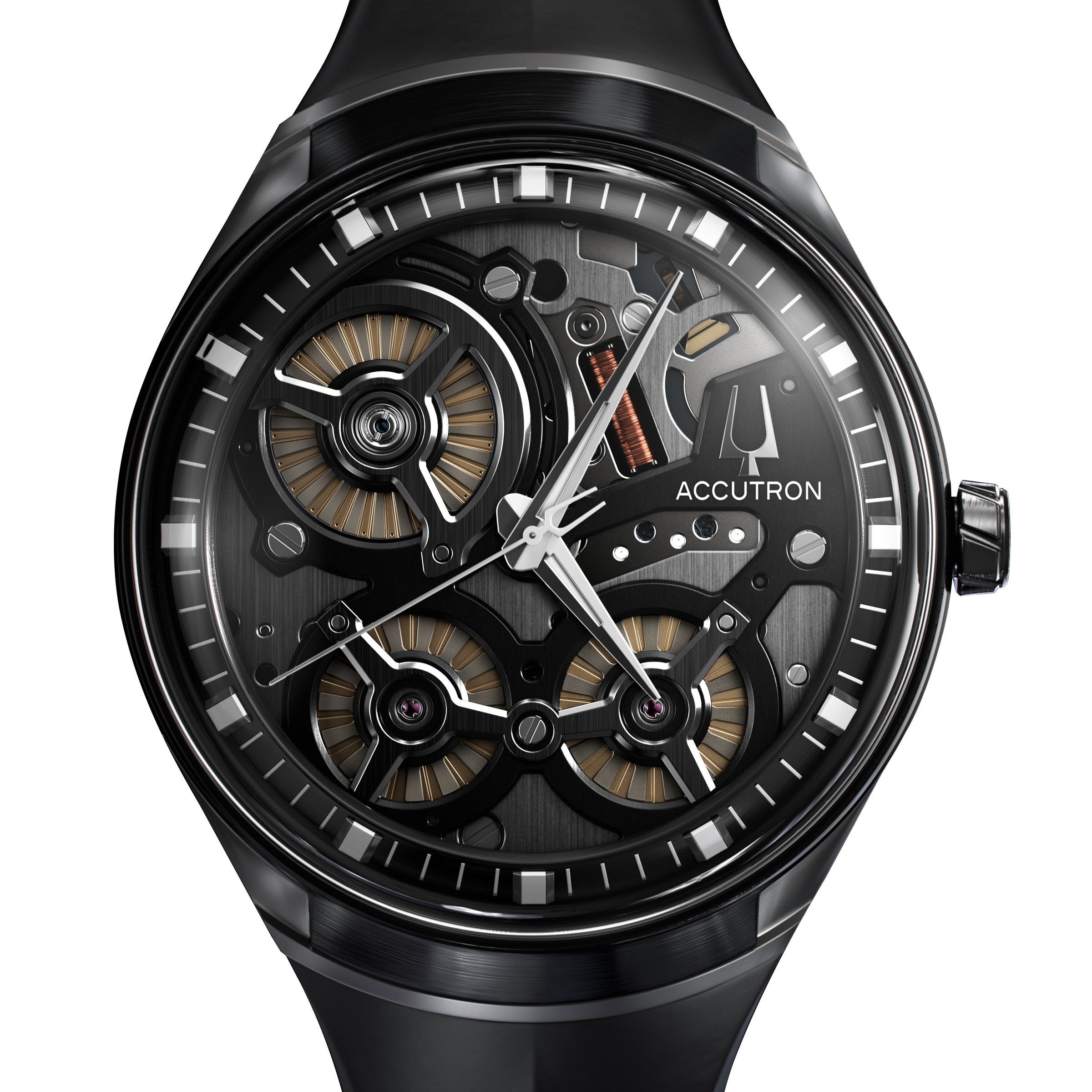 Accutron DNA Black Ecectrostatic Watch #2ES8A003