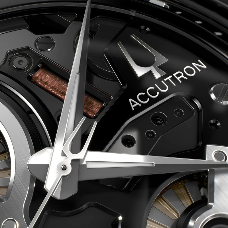 Accutron DNA Black Ecectrostatic Watch #2ES8A003