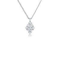 JB Star Platinum Multi-Shaped Diamond Necklace