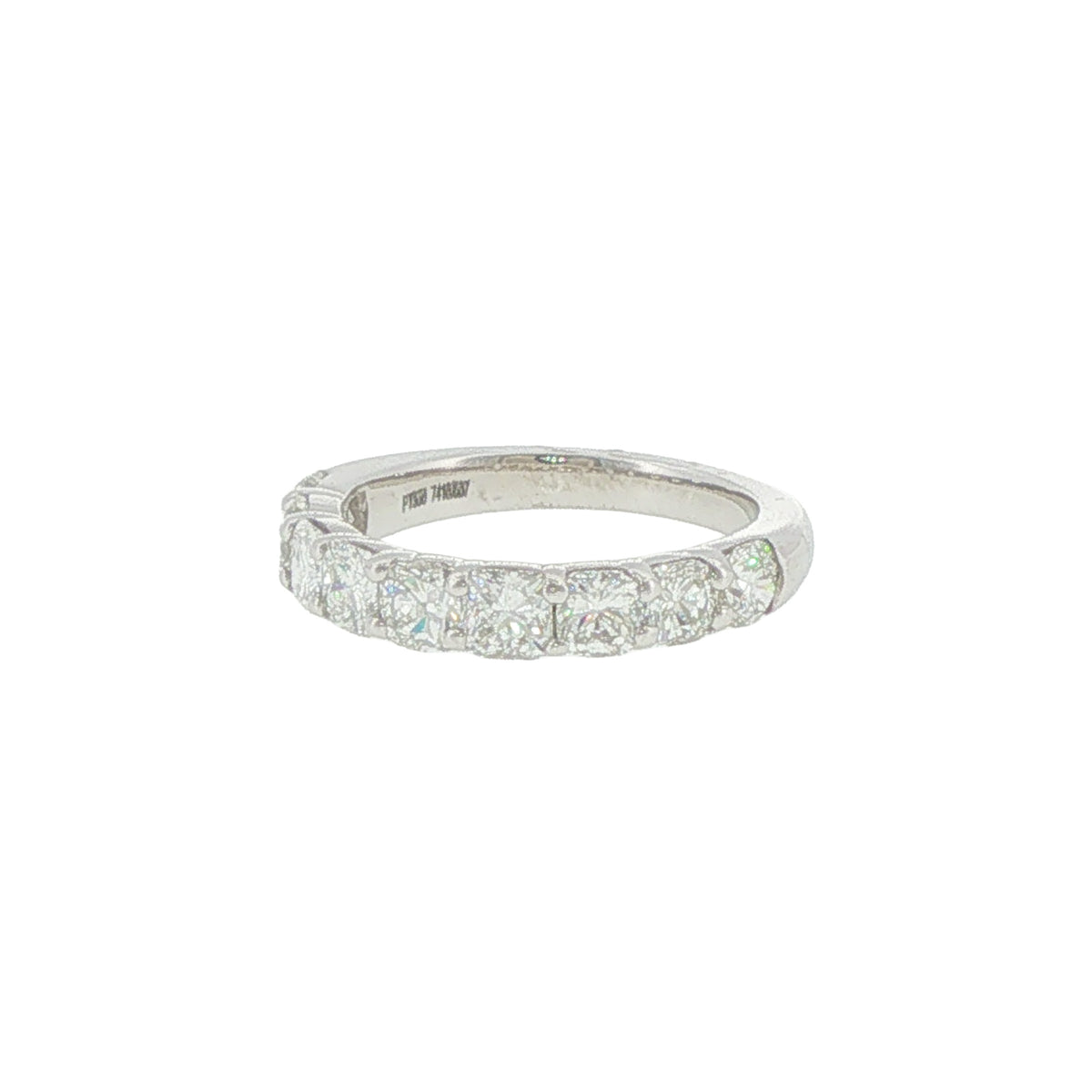 JB Star Platinum Cushion Cut Diamond Band - NAGI