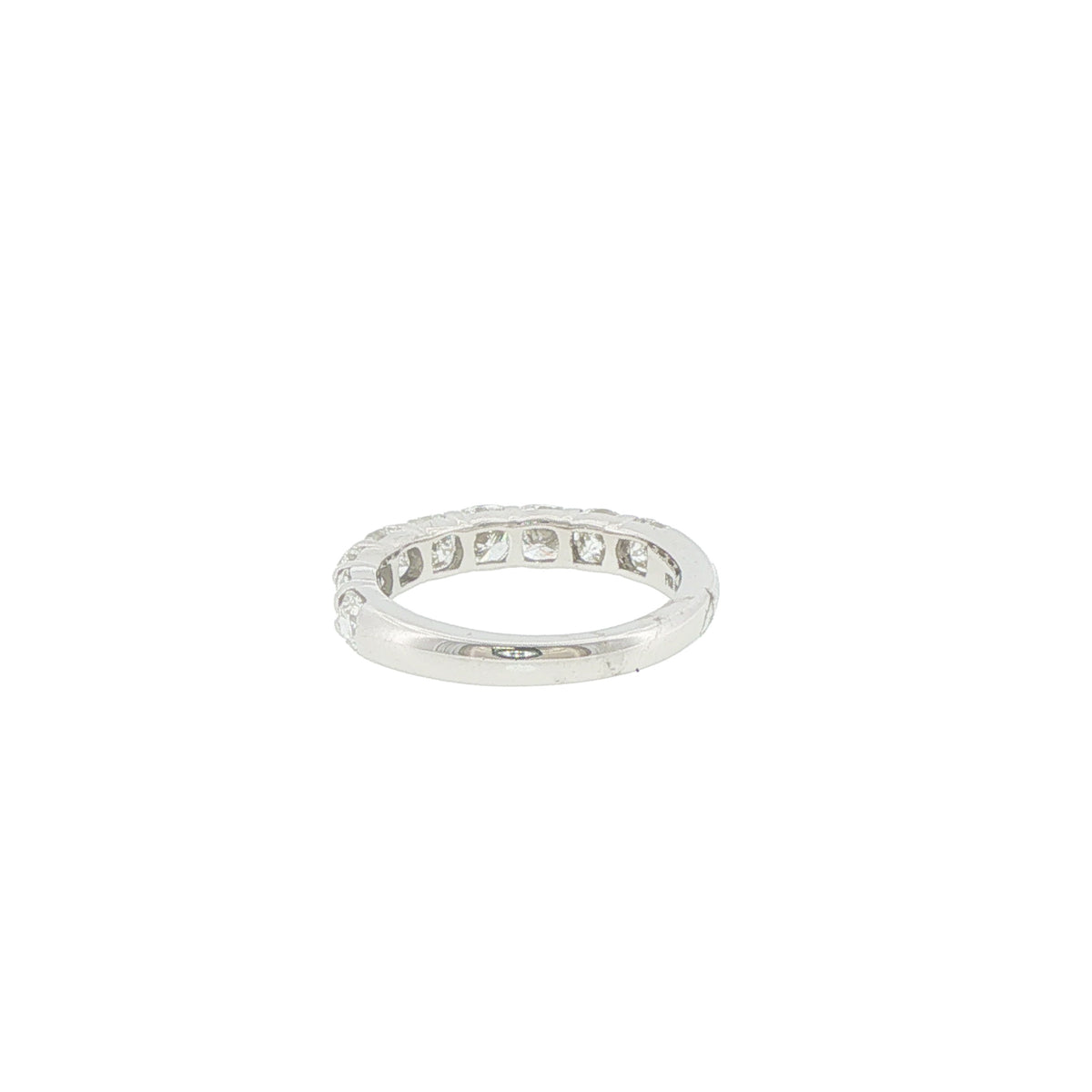 JB Star Platinum Cushion Cut Diamond Band - NAGI