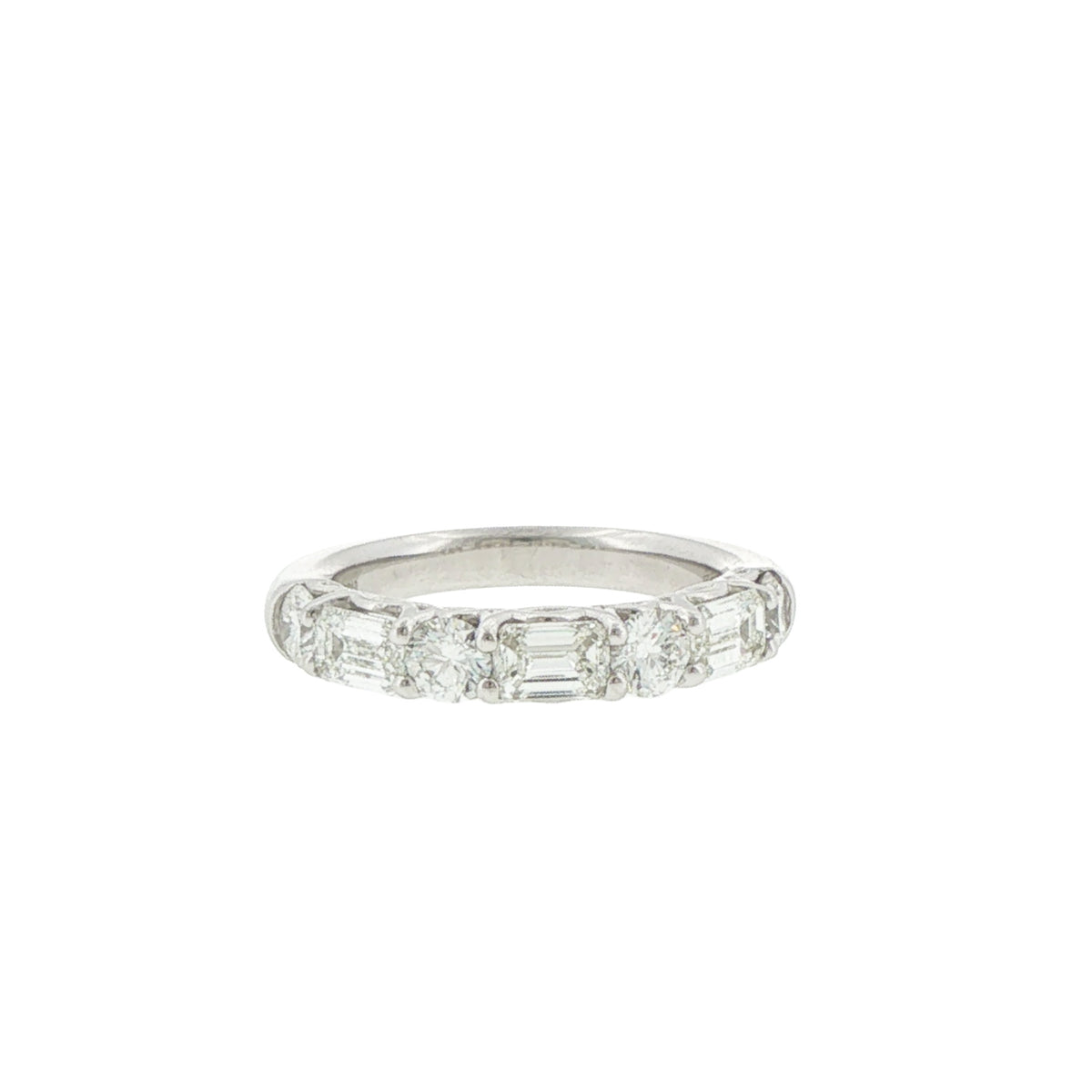 JB Star 7-Stone Radiant Diamond Band - NAGI