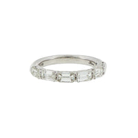 JB Star 6-Stone East/West Set Emerald Cut Diamond Band - NAGI