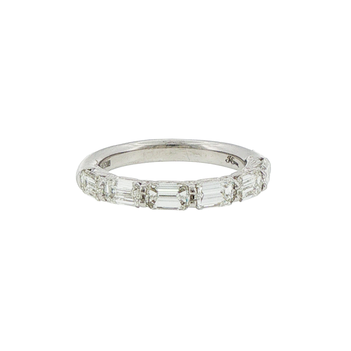 JB Star 6-Stone East/West Set Emerald Cut Diamond Band - NAGI