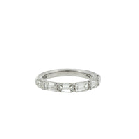 JB Star 6-Stone East/West Set Emerald Cut Diamond Band - NAGI