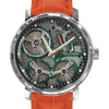 Accutron Spaceview 2020 ElectroStatic Green Dial Orange Watch 2ES6A004