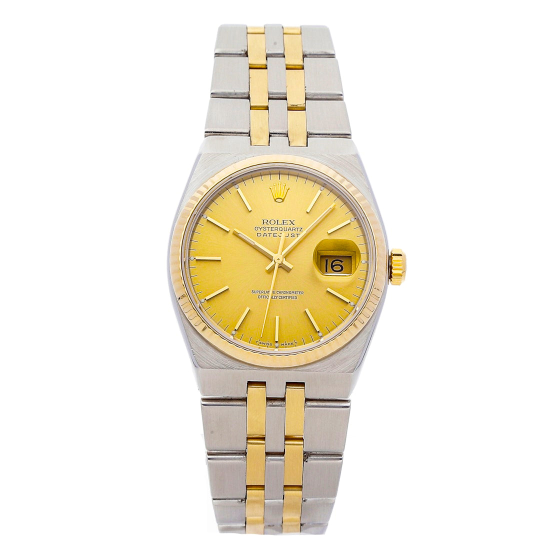 Rolex OysterQuartz Chronometer Datejust Quartz Yellow Gold NAGI