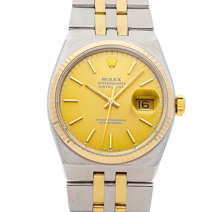 klon bjærgning Veluddannet Pre-Owned Rolex OysterQuartz Chronometer Datejust Quartz Yellow Gold S –  NAGI