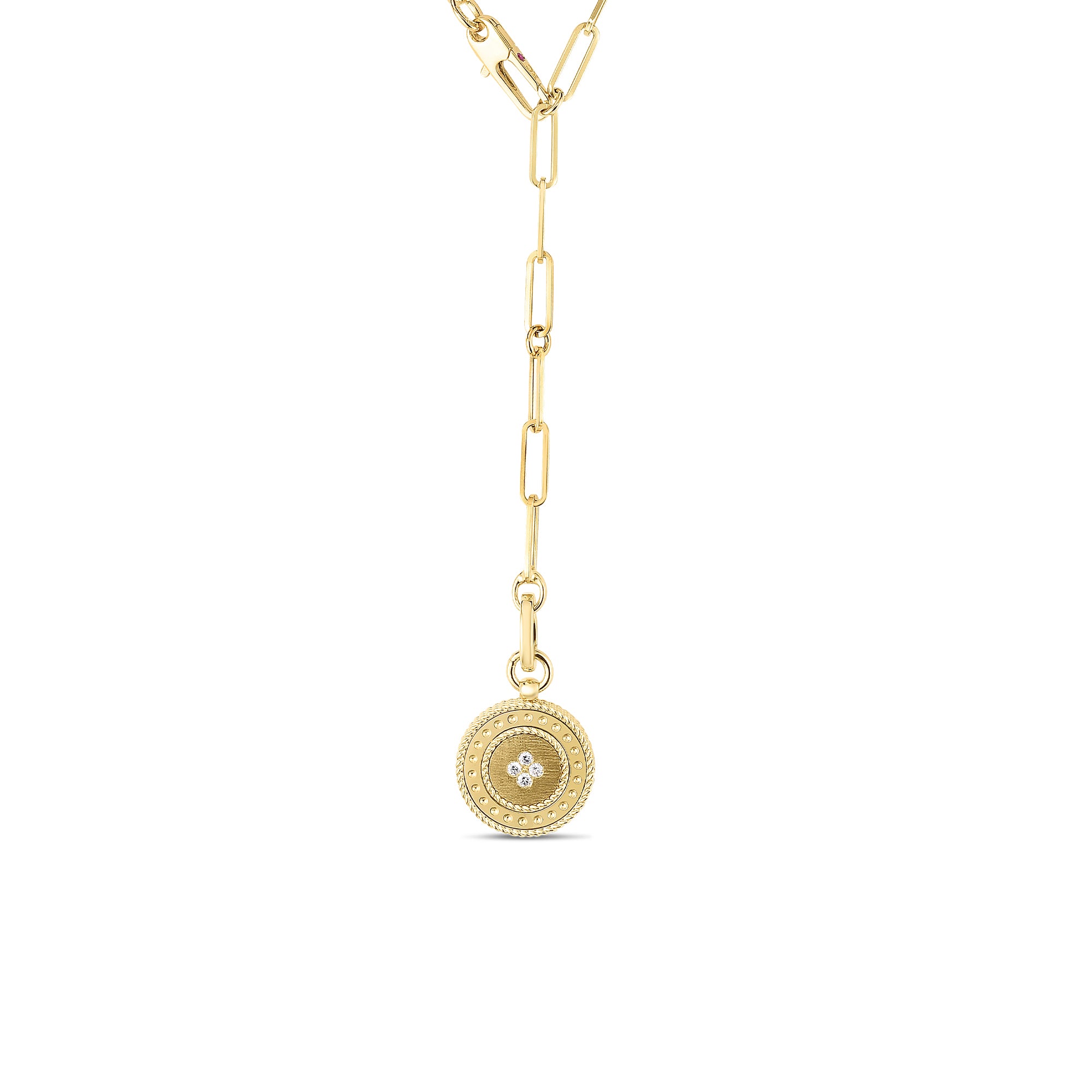 Roberto Coin 18K Yellow Gold Venetian Princess Diamond Necklace