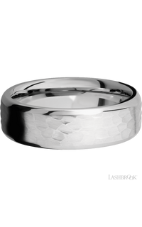 7 mm wide Beveled Cobalt Chrome band img3
