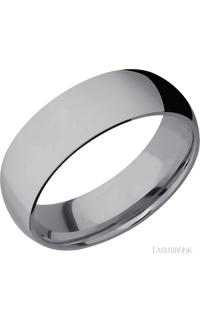 7 mm wide Domed Tantalum band img1