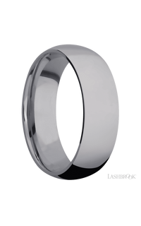 7 mm wide Domed Tantalum band img2