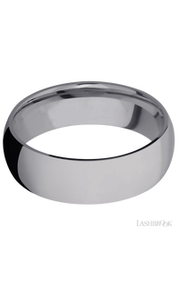 7 mm wide Domed Tantalum band img3