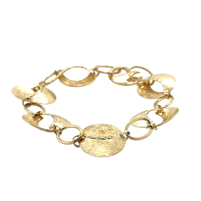 Pre-Owned 18K Yellow Gold Leaf Bracelet - NAGI