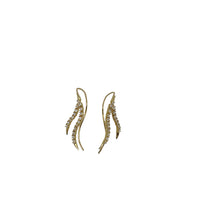 Pre-Owned 14K Yellow Gold Diamond Earrings