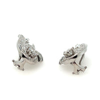 Pre-Owned 18K White Gold Diamond Earrings - NAGI