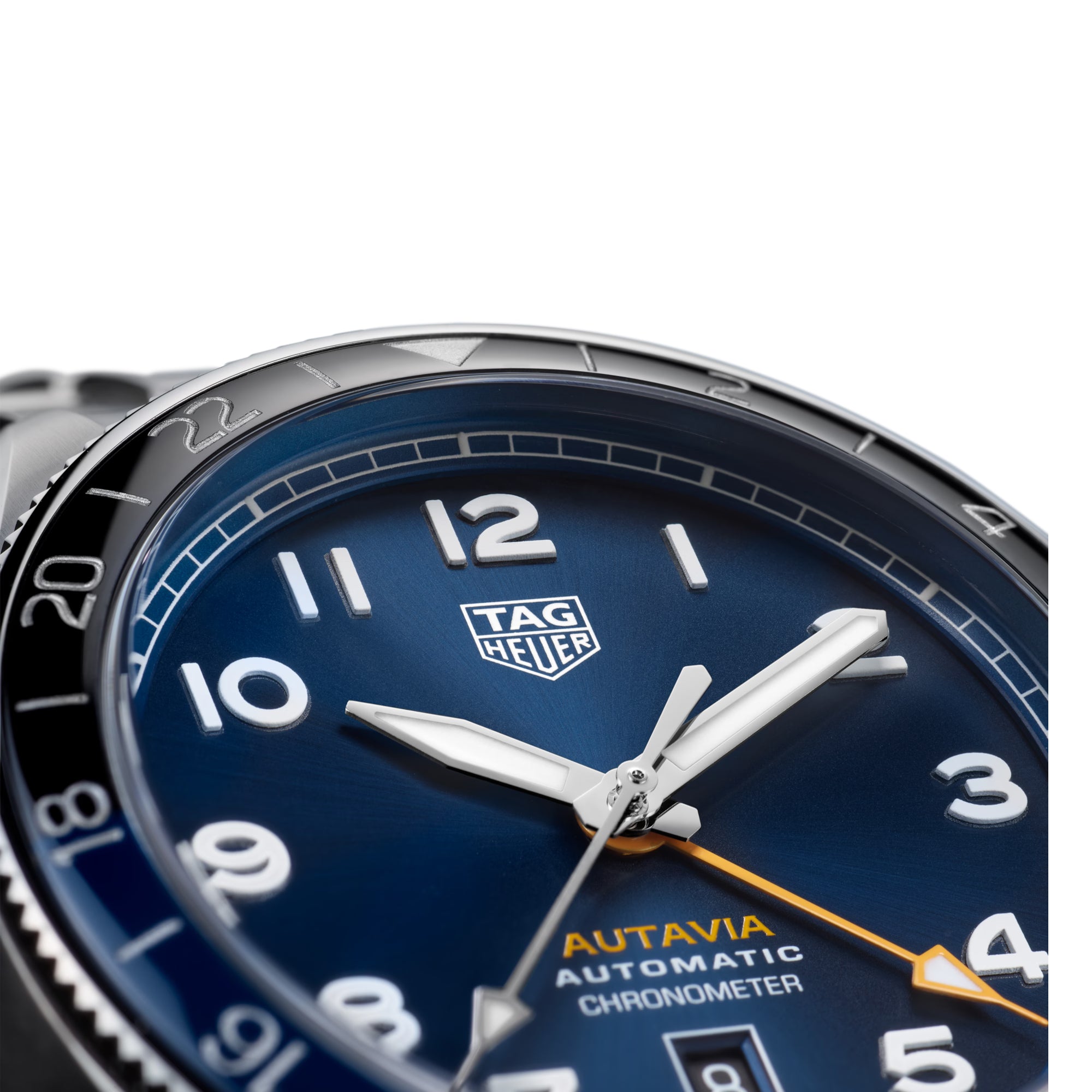 TAG Heuer 42MM Autavia Calibre 7 Automatic COSC GMT Blue Dial