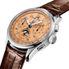 Breitling Premier B25 DATORA 42mm Salmon Copper Dial AB2510201K1P1