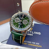 Pre-Owned Breitling 42MM Premier B01 Bentley Green Chronograph Watch AB0118A11L1A1