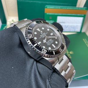 Pre-Owned Rolex Sea Dweller DeepSea Oyster Steel 44mm Black Watch 126660