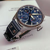 Pre-Owned IWC IW503605 Blue Big Pilot’s Watch Perpetual Calendar