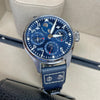 Pre-Owned IWC IW503605 Blue Big Pilot’s Watch Perpetual Calendar