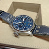 Pre-Owned IWC IW503605 Blue Big Pilot’s Watch Perpetual Calendar