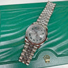 Pre-owned Rolex Oystersteel Datejust 36mm Wimbledon Steel Watch 126234