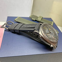 Pre-owned Panerai Luminor Chrono Navy SEALs PAM01409 Green Watch 44mm
