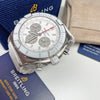 Pre-owned Breitling Super Chronomat White AB0136 44mm Japan Edition AB0136A71A1S1