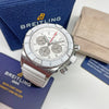 Pre-owned Breitling Super Chronomat White AB0136 44mm Japan Edition AB0136A71A1S1