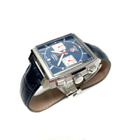 Pre-Owned TAG Heuer Monaco Chronograph Blue 39mm Watch CBL2111.FC6453